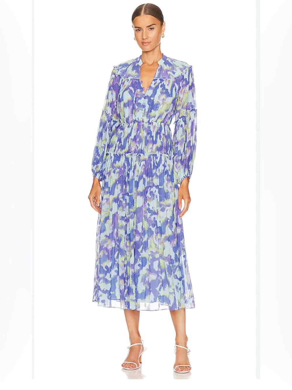 New with Tags Diane Von Furstenberg Link Dress clouds orchid